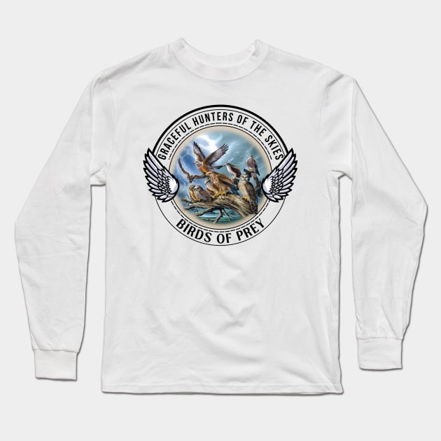 Birds of Prey Long Sleeve T-Shirt by Wild Catch